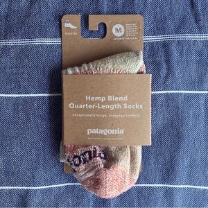 Patagonia Hemp Quarter Socks Birch
White, Medium